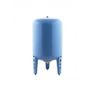 Гидроаккумулятор  Джилекс В 150 вертикальный (стальной фланец, синий)