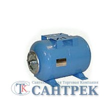 Гидроаккумулятор  Беламос 24СТ2 горизонтальный (сталь, синий)