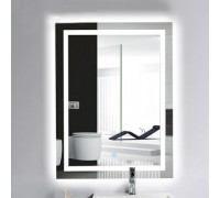 Зеркало  для ванной комнаты (G601)  GAPPO 60*80 с подсветкой
