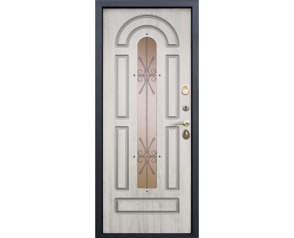 Дверь входная МДФ Vikont 9,5см Сосна белая 960 х 2050мм