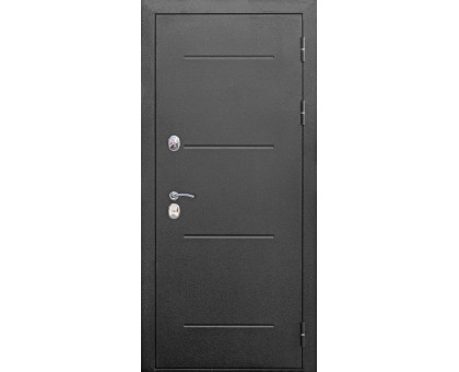 Дверь входная металлическая с терморазрывом ISOTERMA Серебро 11см Темный кипарис Царга 960 х 2050мм