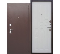 Дверь входная металлическая Гарда 6см Белый Ясень 860 х 2050мм