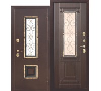 Дверь входная металлическая Венеция 7,5см Венге 860 х 2050мм