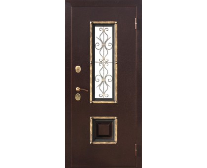 Дверь входная металлическая Венеция 7,5см Венге 960 х 2050мм