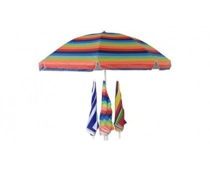 Зонт 2,4м разноцветный /плотная ткань/