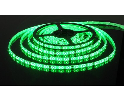 Лента светодиодная LED SMD3528 5,0м 8мм IP23 60LED/м 12V зеленая