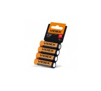 Батарейка VIDEX R6 AA 4BP SHRINK CARD