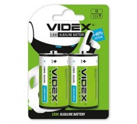 Батарейка VIDEX LR20/D 2BP BLISTER CARD