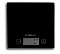 Весы кухонные ERGOLUX ELX-SK01-C02 черные, до 5кг