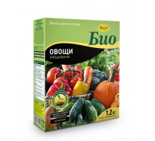Удобрение сухое "Фаско" БИО Овощи гранулированное коробка 1,2кг