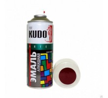Краска аэрозоль "KUDO" бордовая 520мл KU-10045
