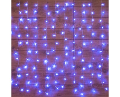 Электрогирлянда Neon-night Дождь, 96 LED ламп, 8 режимов, 1,5 x 1,0м, синяя