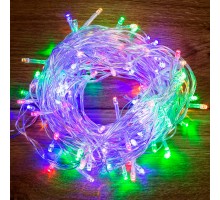 Электрогирлянда Neon-night Твинкл Лайт, 120 LED ламп, 8 режимов, прозрачный шнур, 15 м, многоцветная