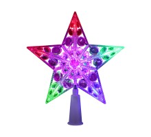 Верхушка на елку "Волшебная страна" Color Star, 10 LED ламп, 15 x 17 см, многоцветная