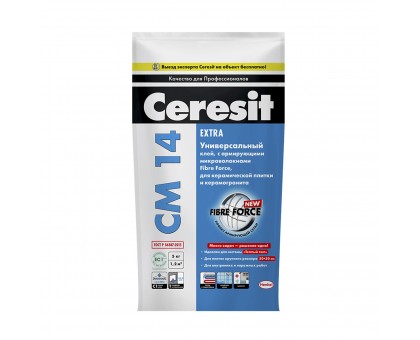 Клей для плитки Ceresit CM 14 Extra 5,0кг