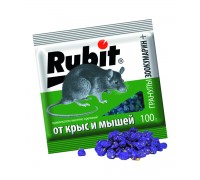 Средство от крыс и мышей Rubit Зоокумарин+ ореховые гранулы 100г
