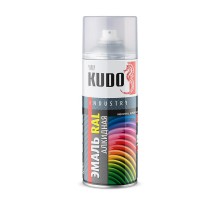 Краска аэрозоль "KUDO" RAL 9005 реактивный черный 520мл KU-09005