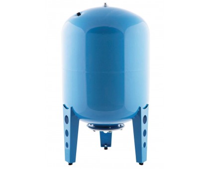 Гидроаккумулятор 100 В вертикальный (стальной фланец, синий) СТК