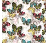 Панель ПВХ 64 х 64см Лесная сказка "Бабочки"